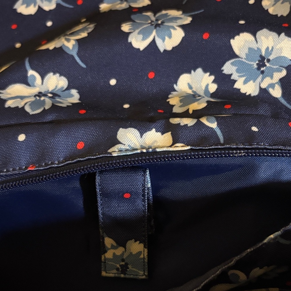 Cath Kidston Navy and White Floral Kids Backpack - Picture 4 of 5